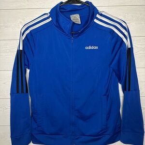 Adidas Youth Royal Blue Zip-Up Jacket